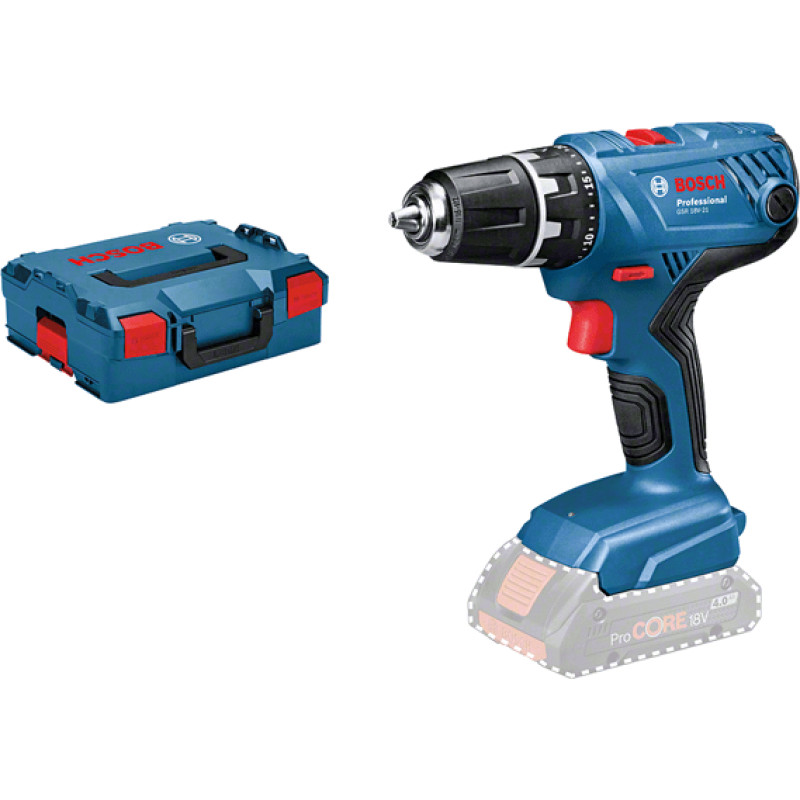 Bosch GSR 18V-21 Professional 1800 RPM 1,2 kg Melns, Zils