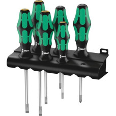 Wera 334/355/6 Kraftform Plus Lasertip screwdriver set