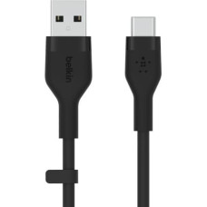 Belkin Cable BoostCharge USB-A/USB-C silicone 1m, black