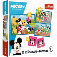 Trefl Puzzle 2in1 memos Disney characters