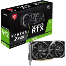 MSI Graphics card GeForce RTX 3050 Ventus 2X XS 8G OC GDDR6 128bit HDMI