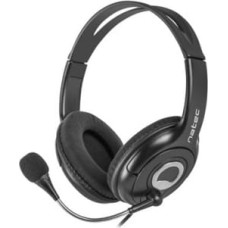 Natec Bear 2 headset with black microphone