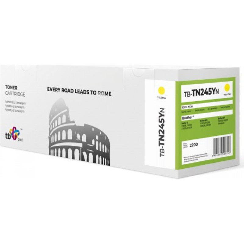 Tb Print Toner for Brother TN245 Y TB-TN245YN YE 100% new