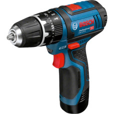 Bosch GSB 10,8-2-LI Professional Bez atslēgas Melns, Zils, Sarkans