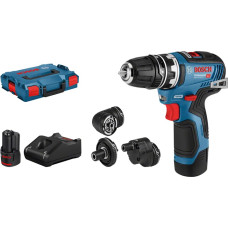 Bosch GSR 12V-35 FC 1750 RPM Bez atslēgas 590 g Melns, Zils, Sarkans