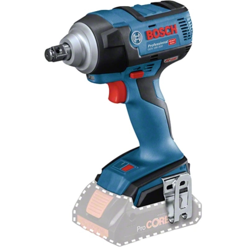 Bosch GDS 18V-300 Professional 2400 RPM Melns, Zils