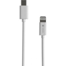 Natec LIGHTNING(M)->USB-C(M) CABLE 2M WHITE MFI PRAT