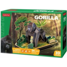 Cubic Fun Puzzles 3D Animals - Gorilla