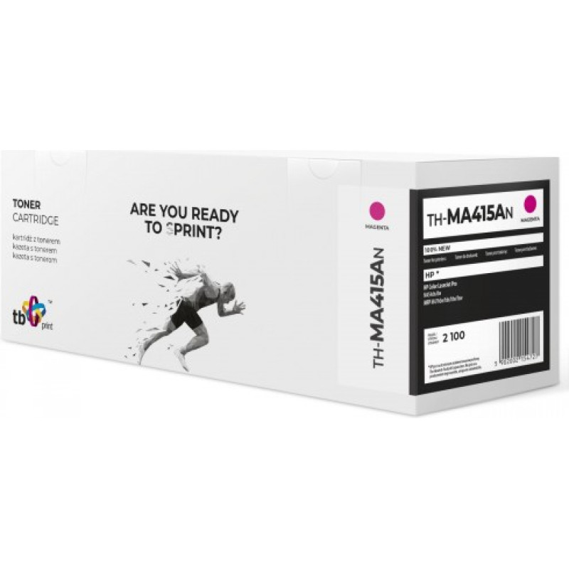 Tb Print Toner for HP Color LJ Pro W2033A TH-MA415AN 100% new magenta