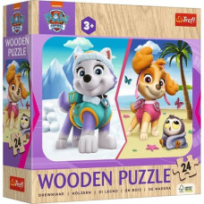 Trefl Wooden puzzle 24 elements Girls Paw Patrol