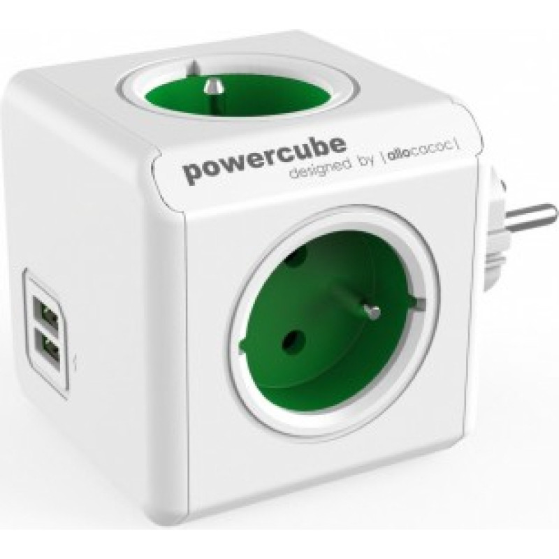 Allocacoc PowerCube Original USB 2202 Green