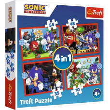 Trefl Puzzles 4in1 The adventures of Sonic