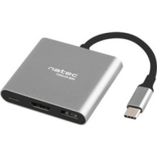 Natec Multi Port Fowler mini USB-C PD, USB 3.0, HDMI