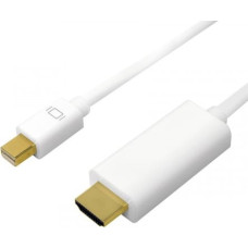 Logilink Mini DisplayPort to HDMI, 4K , 2m, white