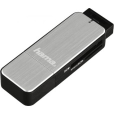 Hama Card reader SD/microSD USB 3.0 silver