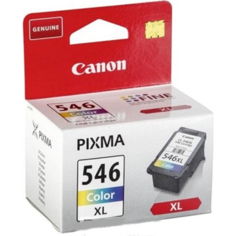 Canon PG-546XL tintes kārtridžs 1 pcs Oriģināls Augsta (XL) produktivitāte Tirkīzzils, Fuksīns, Dzeltens