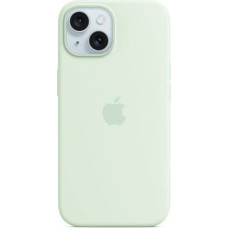 Apple Silicone Case with MagSafe for iPhone 15 - Soft Mint