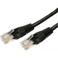 TB Patch cable cat.5e RJ45 UTP 1m. black - pack of 10