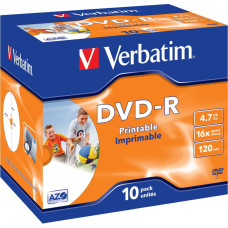 Verbatim 43521 kompaktdisks DVD 4,7 GB DVD-R 10 pcs