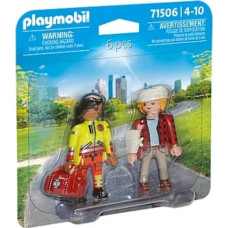 Playmobil Figures set Duo Pack 71506 Paramedic with Patient