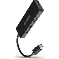 Axagon Hub HUE-G1C 4x USB3.2 Gen 1 SLIM, 14cm Type-C cable