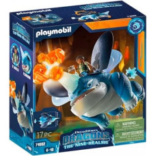 Playmobil Dragons 71082 Plowhorn & D39 Angelo figurine set