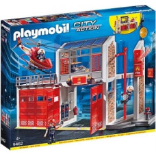 Playmobil Figurines set Large fire station 9462