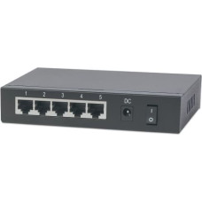 Intellinet Switch Gigabit 5x10/100/1000 RJ45 PoE+ 1XPD 4xPSE 68W