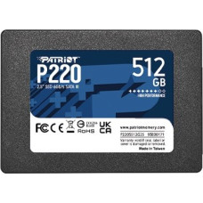 Patriot SSD 512GB P220 550/500 MB/s SATA 3 2.5 inches