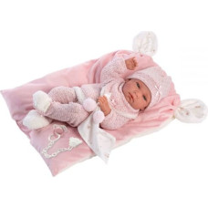 Llorens Nica 40 cm baby doll on a blanket