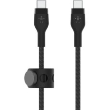 Belkin Cable BoostCharge USB-C/USB-C braided silicone 2 m, black