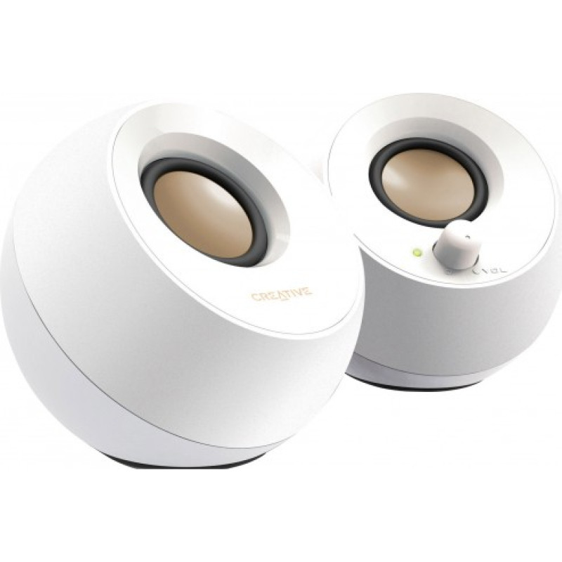 Creative Labs Speakers Creative Pebble USB white