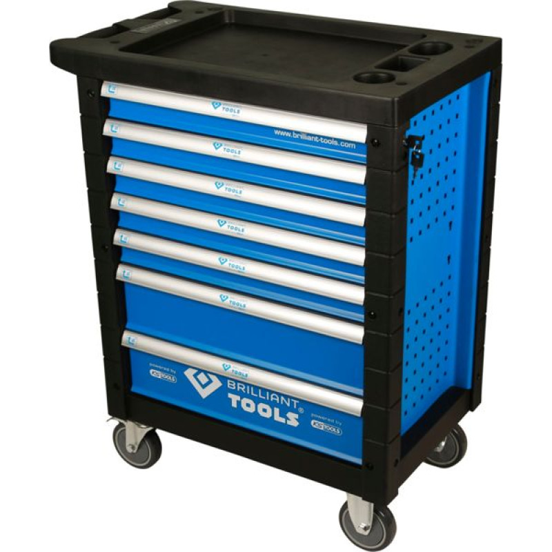 Ks Tools Tool Trolley with 7 Drawers, empty