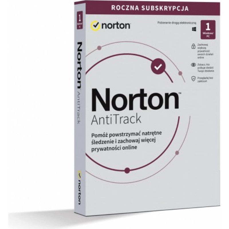 Norton Antitrack BOX PL 1User 1Device 1Year 21427514