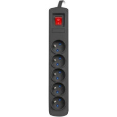 Natec Surge protector Bercy 400 3m 5 sockets black