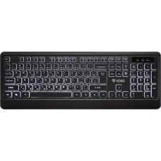 Yenkee Keyboard Backlit quiet USB with low-profile keys