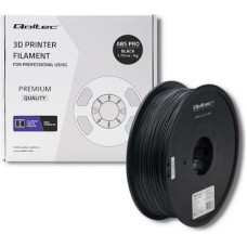 Qoltec Filament for 3D print ABS PRO, 1.75mm, Black