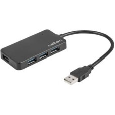 Natec Hub USB3.0 4-Port Moth black