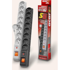 Acar Surge protector S8 3M, grey