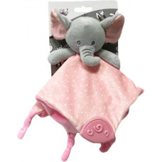 Tulilo Cuddly toy Milly pink elephant 25x25 cm