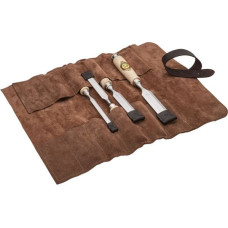 Kirschen Firmer Chisel Set 4pcs. Leather Bag 10-16-20-26