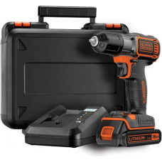 Black+Decker 18 V urbjmašīna 1 x 1,5 AH LI-ION AUTOSENSE + CASE ASD18K