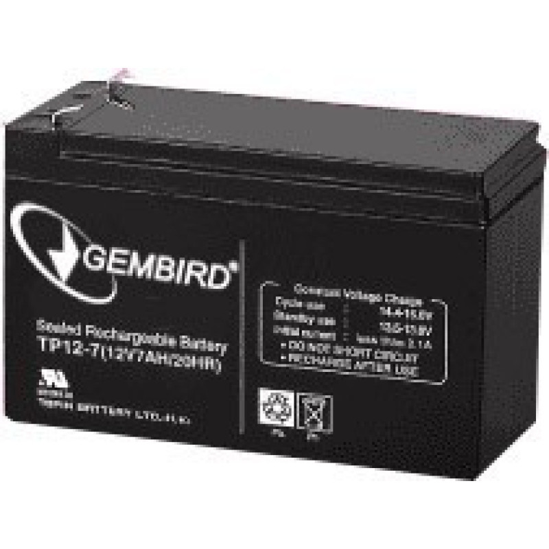 Gembird Rechargeable battery 12V/7.5AH