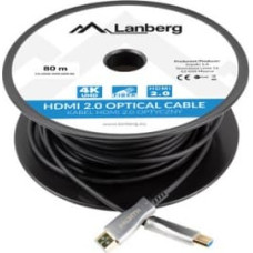 Lanberg Cable HDMI M/M v2.0 CA-HDMI-20FB-0800-BK 80m black