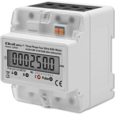 Qoltec Three-phase electronic meter | energy consumption meter on DIN rail | 400V | LCD | 4P