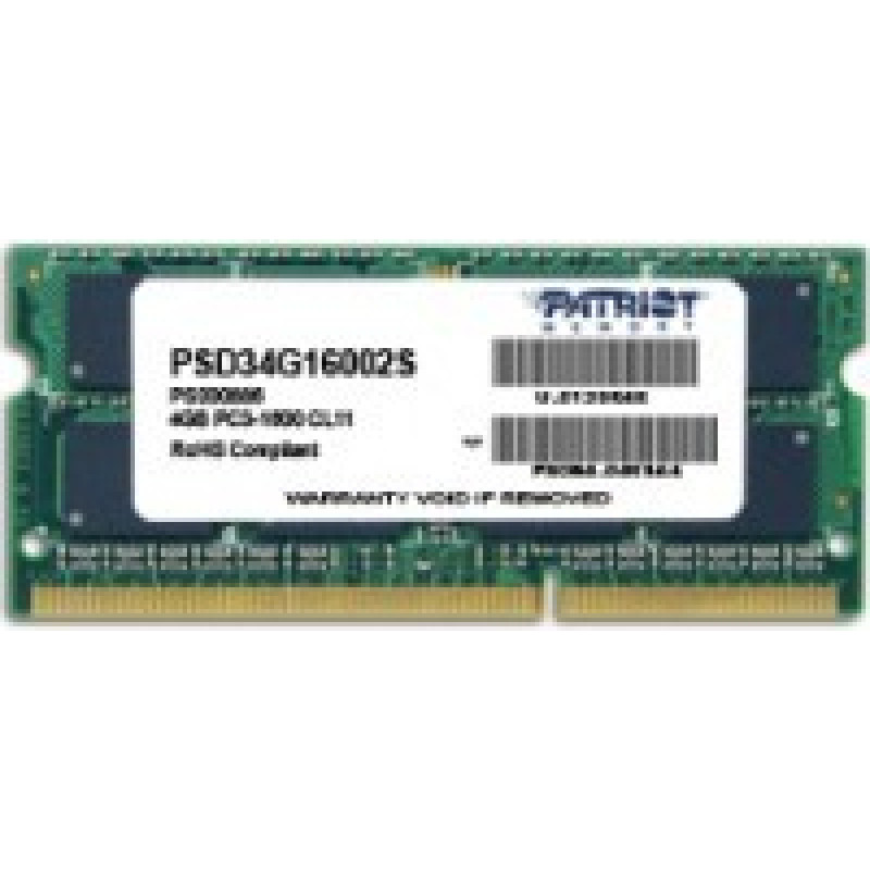 Patriot SODIMM DDR3 4GB Signature 1600MHz CL11