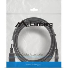 Lanberg Extension power cable IEC 320 C13 - C14 VDE 5M black