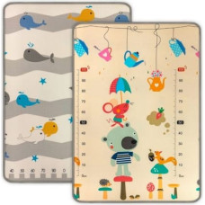 Milly Mally Kinder Bears and Whales foam roll-up mat