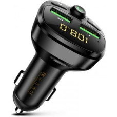 Wekome Transmiter FM Bluetooth + car charger 17W black