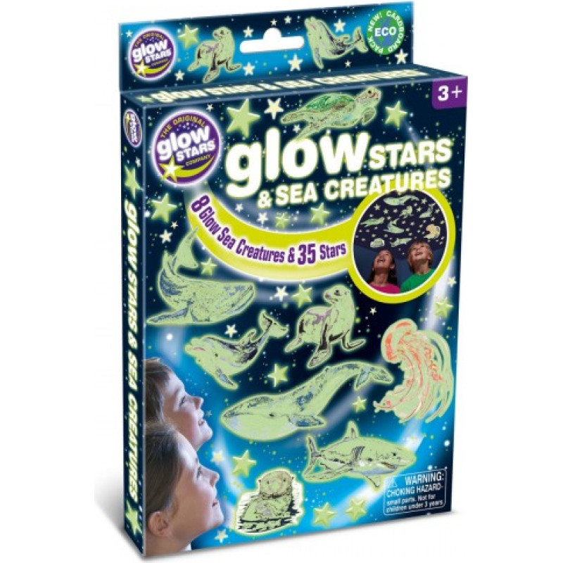 Mg Dystrybucja Wall stickers Brainstorm Glow Stars and sea creatures